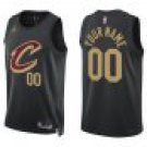 Cavaliers #00 Custom Name And Number Black