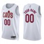 Cavaliers #00 Custom Name And Number White