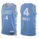 Cavaliers #4 Evan Mobley Blue City