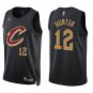 Cavaliers #12 De'Andre Hunter Black
