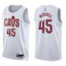 Cavaliers #45 Donovan Mitchell White