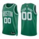 Celtics #00 Custom Name And Number Green