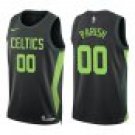 Celtics #00 Robert Parish Black City