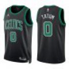 Celtics #0 Jayson Tatum Black Statement
