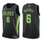 Celtics #6 Bill Russell Black City