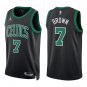 Celtics #7 Jaylen Brown Black Statement