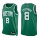 Celtics #8 Kristaps Porzingis Green