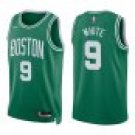 Celtics #9 Derrick White Green