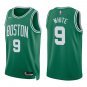 Celtics #9 Derrick White Green