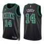 Celtics #14 Bob Cousy Black Statement