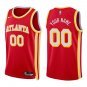 Hawks #00 Custom Name And Number Red