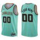 Hornets #00 Custom Name And Number Teal City