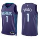 Hornets #1 Muggsy Bogues Purple