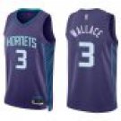 Hornets #3 Gerald Wallace Purple