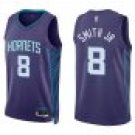 Hornets #8 Nick Smith Jr. Purple