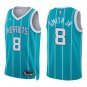 Hornets #8 Nick Smith Jr. Teal Stripes