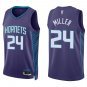 Hornets #24 Brandon Miller Purple