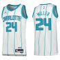 Hornets #24 Brandon Miller White Stripe