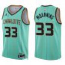 Hornets #33 Alonzo Mourning Teal City
