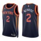 Knicks #2 Miles McBride Navy