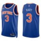 Knicks #3 Josh Hart Royal Blue