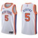 Knicks #5 Precious Achiuwa White City