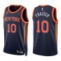 Knicks #10 Walt Frazier Navy