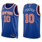 Knicks #10 Walt Frazier Royal Blue