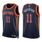 Knicks #11 Jalen Brunson Navy