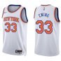 Knicks #33 Patrick Ewing White