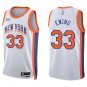Knicks #33 Patrick Ewing White City