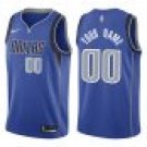 Mavericks #00 Custom Name And Number Royal Blue
