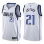 Mavericks #21 Daniel Gafford White