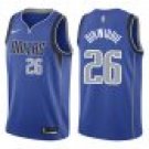 Mavericks #26 Spencer Dinwiddie Royal Blue