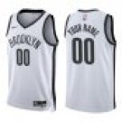 Nets #00 Custom Name And Number White