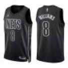 Nets #8 Ziaire Williams Black Statement