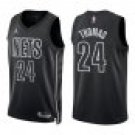 Nets #24 Cam Thomas Black Statement