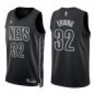 Nets #32 Julius Erving Black Statement