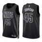 Nets #45 Keon Johnson Black Statement