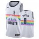 Nuggets #8 Peyton Watson White Rainbow