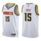 Nuggets #15 Nikola Jokic White