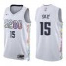 Nuggets #15 Nikola Jokic White City