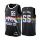 Nuggets #55 Dikembe Mutombo Black Rainbow