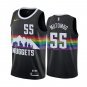 Nuggets #55 Dikembe Mutombo Black Rainbow