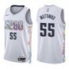 Nuggets #55 Dikembe Mutombo White City