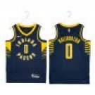 Pacers #0 Tyrese Haliburton Navy