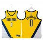 Pacers #0 Tyrese Haliburton Yellow