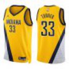 Pacers #33 Myles Turner Yellow