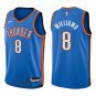 Thunder #8 Jalen Williams Royal Blue