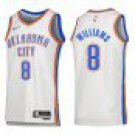 Thunder #8 Jalen Williams White